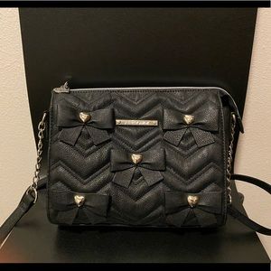 Betsey Johnson crossbody bow bag